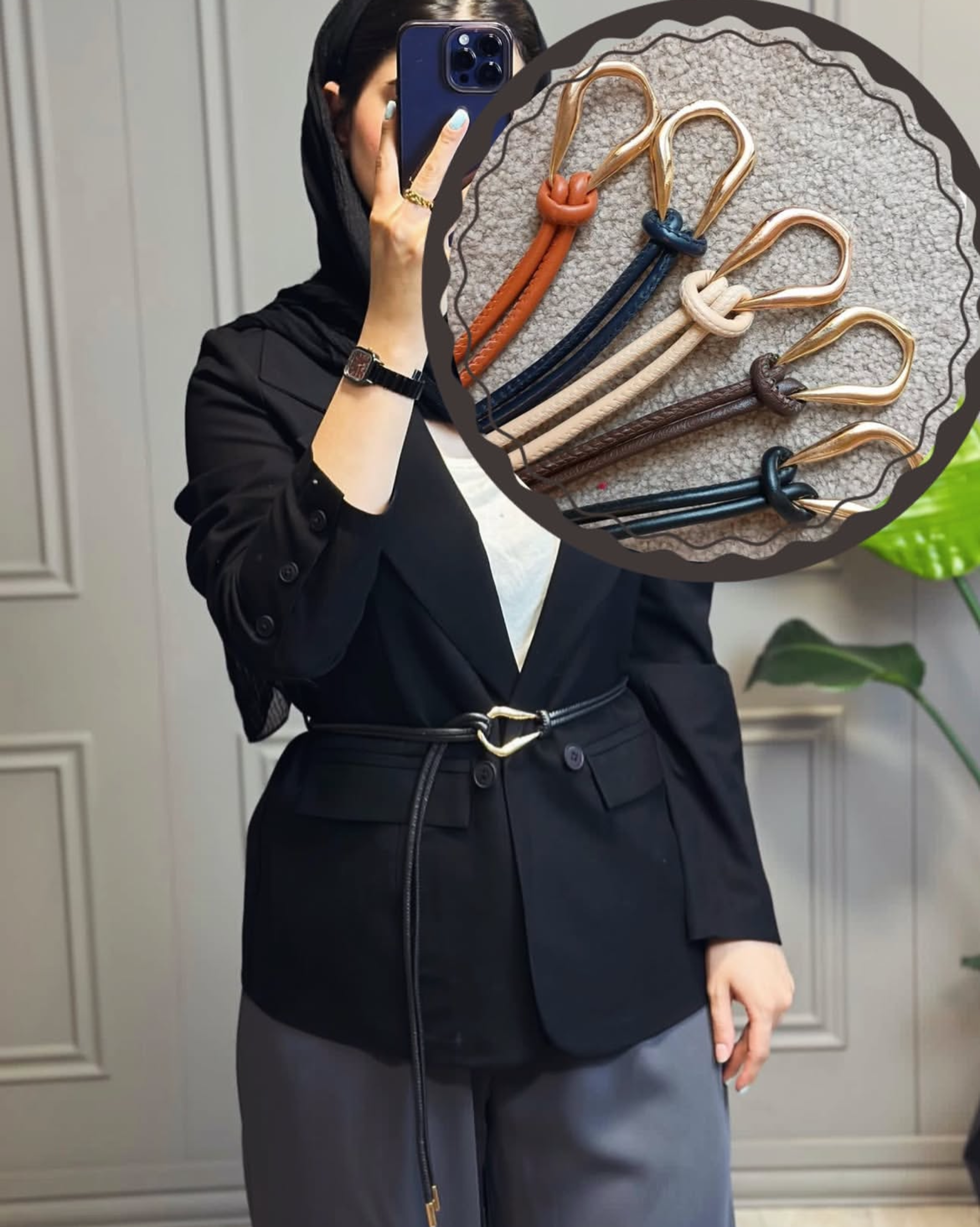 کمربند گره ای دفرمه
