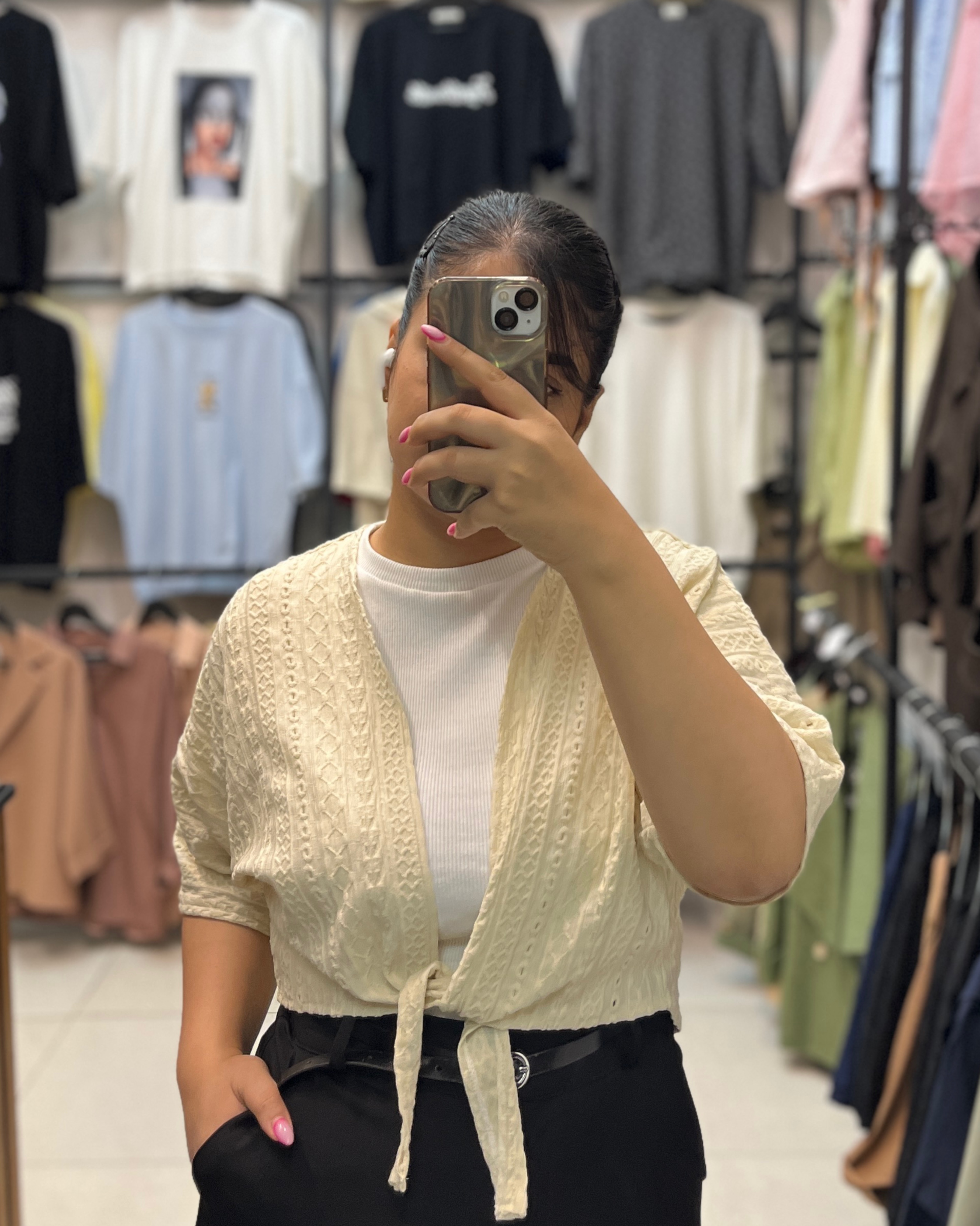 شومیز رویه جلو گره ای آندلس