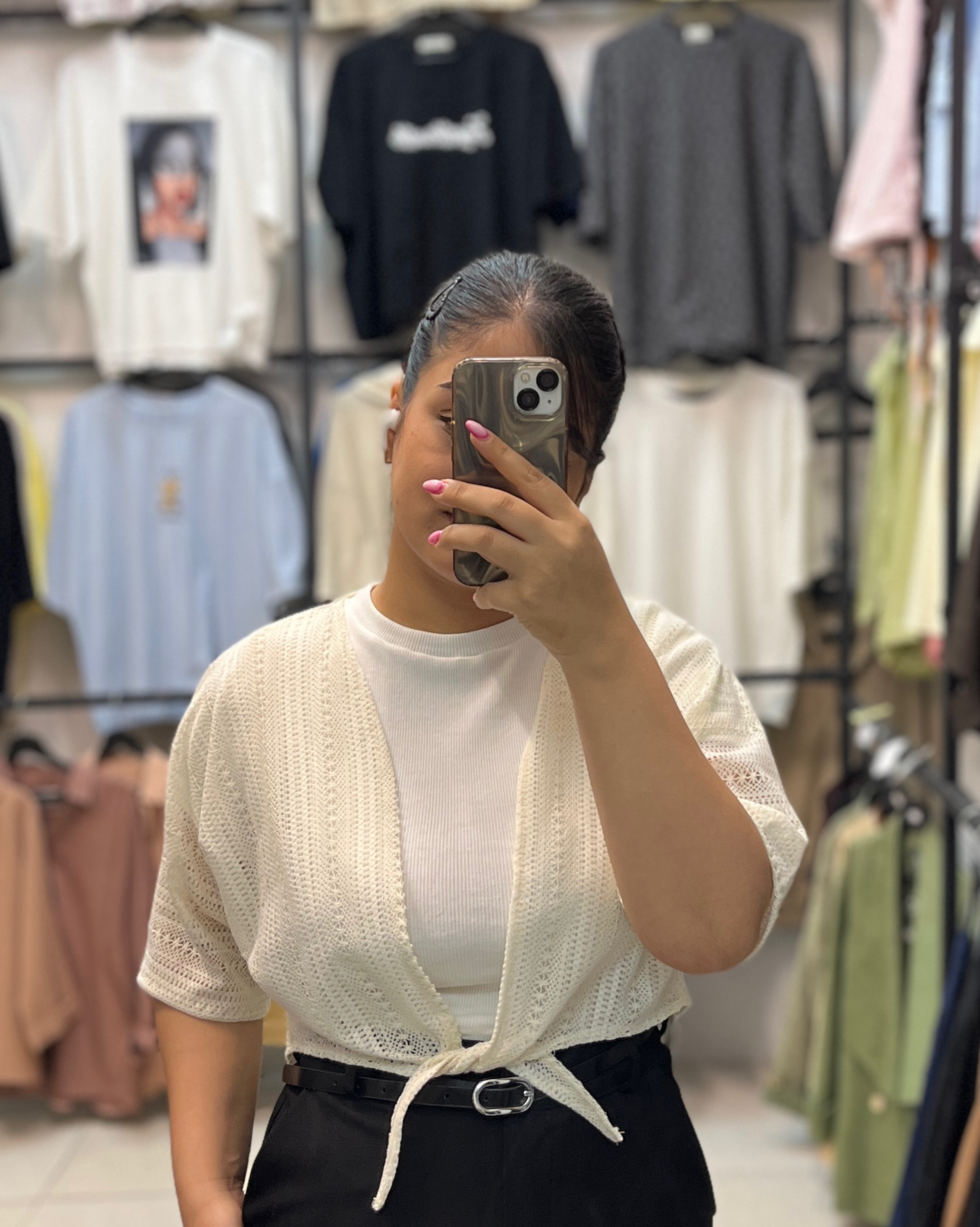 شومیز رویه جلوگره ای صحرا