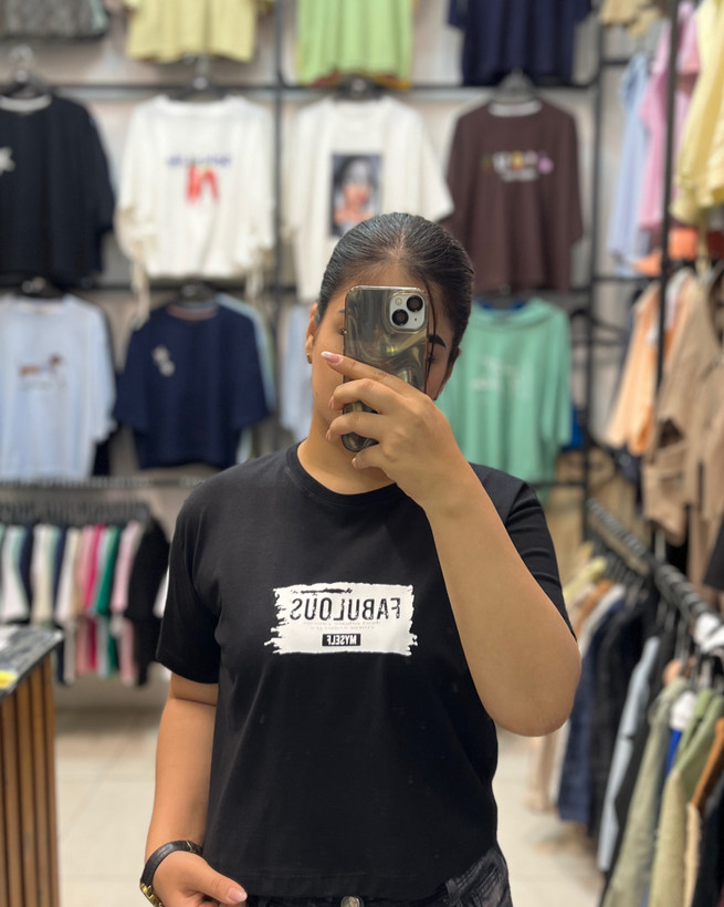 تیشرت طرح FABULOUS